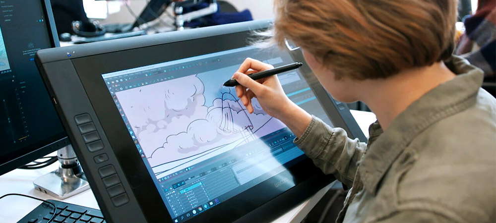 Digital painting & 2D animation | Two worlds in one common space