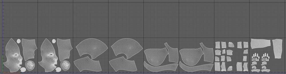 UV Tile by UDIM texturing system