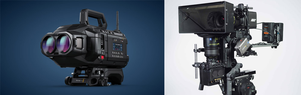 Special 3D stereoscopic cameras