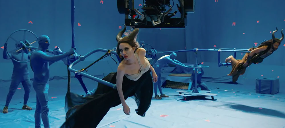 vfx shot of Maleficent project
