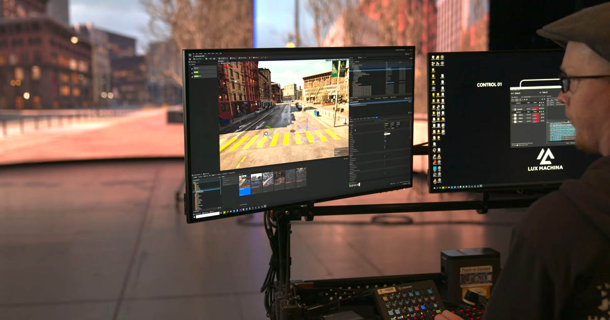 Unreal Engine In-Camera VFX Editor showing an nDisplay LED wall configuration
