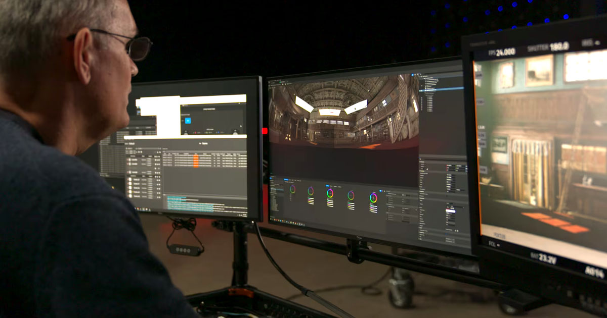 Unreal engine Virtual Production in studio