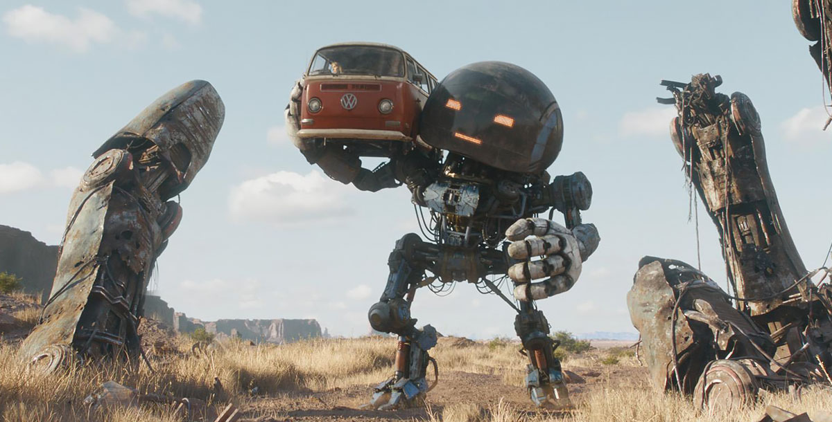 Mari High Detail Texture Painting - CG robot Herman by Digital Domain.
