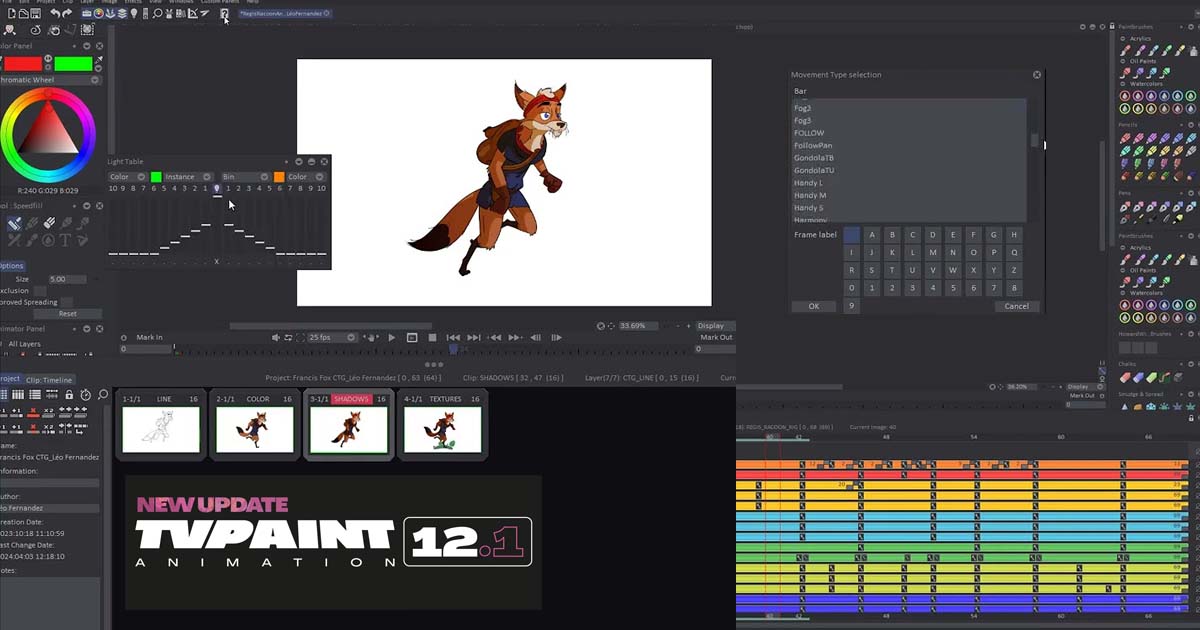 TVPaint 12.1.0 Released with New Update & Workflow Improvements