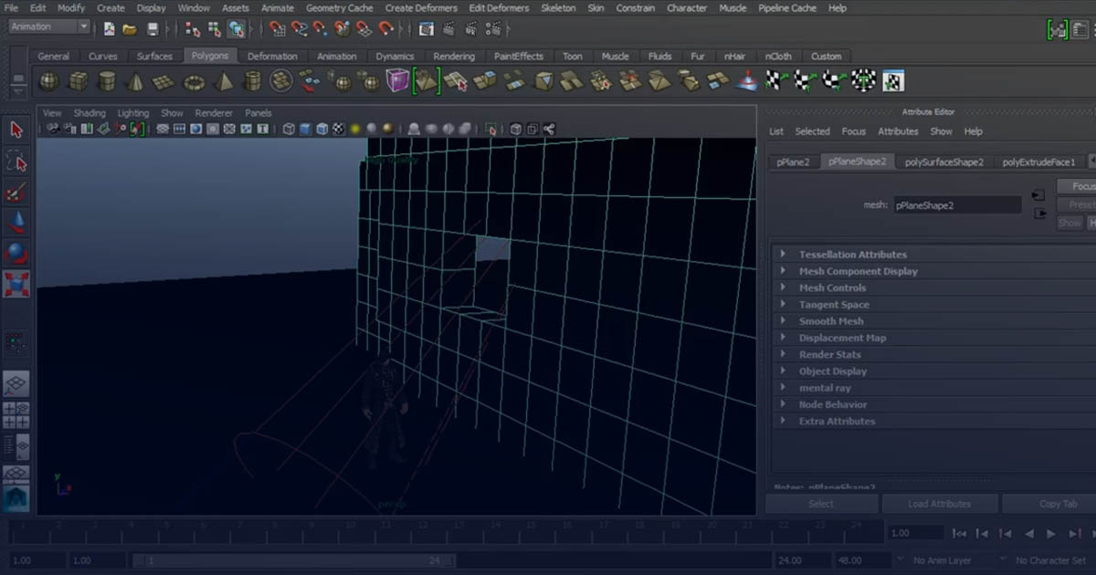 Simple tutorial on creating lighting effects in Maya