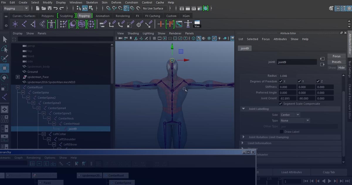Spider-Man Character Rigging Tutorial - Part 1