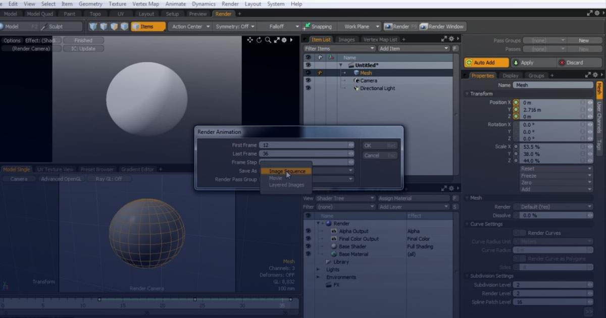 how to work with The Foundry Modo 